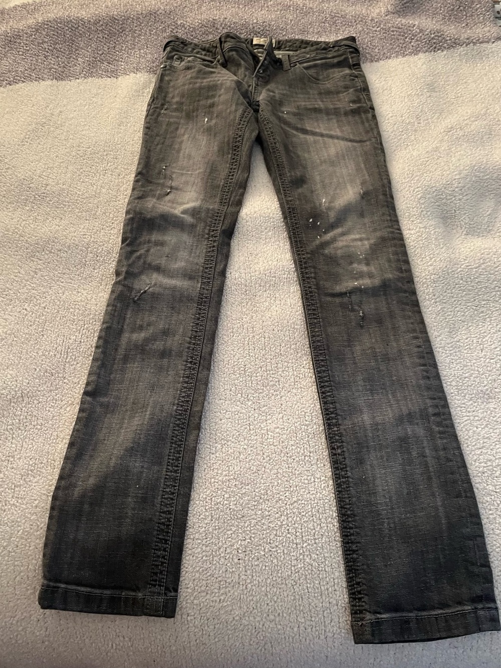 Free People Grey Jeans Size 26 Y2K
